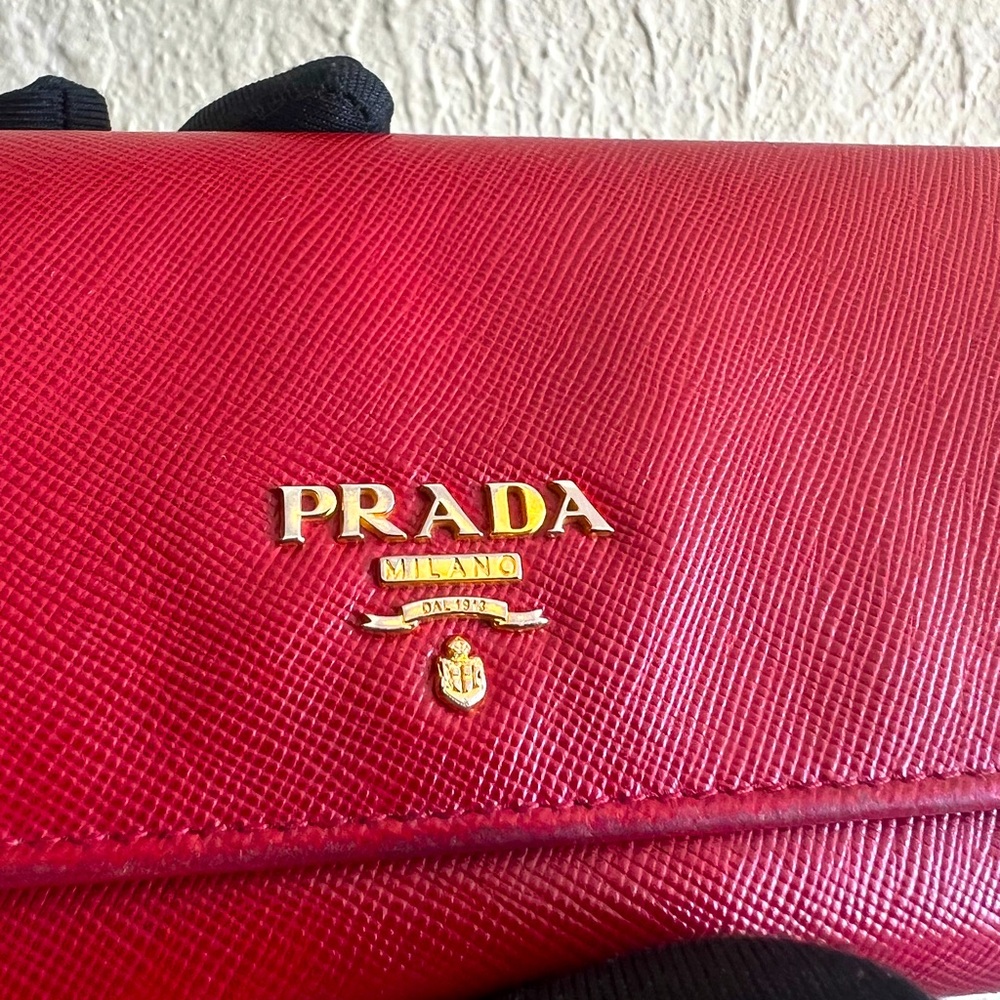 Prada Saffiano Leather Long Wallet - Picture 11 of 11